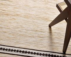 Diamond Carpets Ručně vázaný kusový koberec Biscuit DESP HL63 Ivory White 80x150