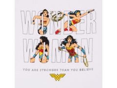 sarcia.eu Wonder Women Dívčí letní pyžamo, černobílé pyžamo s krátkým rukávem 11 let 146 cm