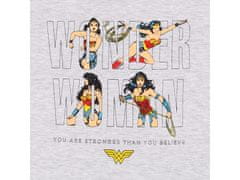 sarcia.eu Wonder Woman Dívčí letní pyžamo, šedočerné pyžamo s krátkým rukávem 9 let 134 cm