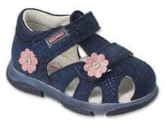 Befado dívčí sandálky BALERINA 170P078 modré, velikost 20