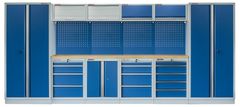AHProfi Kvalitní PROFI BLUE dílenský nábytek - 4535 x 2000 x 495 mm - MTGS1300A11