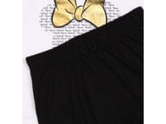 sarcia.eu DISNEY Minnie Mouse Dívčí pyžamo s kraťasy, bílé a černé pyžamo OEKO-TEX 11 let 146 cm