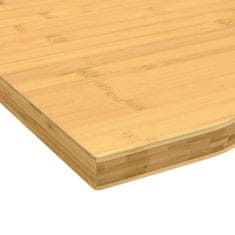 Greatstore Deska psacího stolu 80 x 40 x 2,5 cm bambus