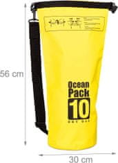 Surtep Vodotěsný vak Ocean přes rameno 10 L Žlutá