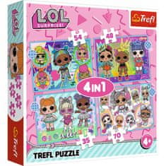 Trefl Puzzle Seznamte se s panenkami L.O.L 4v1