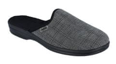 Befado pánské pantofle PARYS 089M410 šedé, káro, velikost 43