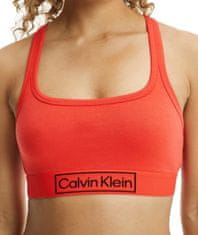Calvin Klein Sportovní bralette Heritage - QF6768E XM9 - červenooranžová - Calvin Klein S červeno-oranžová