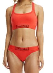 Calvin Klein Sportovní bralette Heritage - QF6768E XM9 - červenooranžová - Calvin Klein S červeno-oranžová