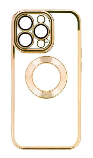 TopQ Kryt iPhone 14 Pro Beauty Clear zlatý 98576