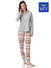 Key Dámské pyžamo Key LNS 458 B23 S-XL melanžově šedá XL