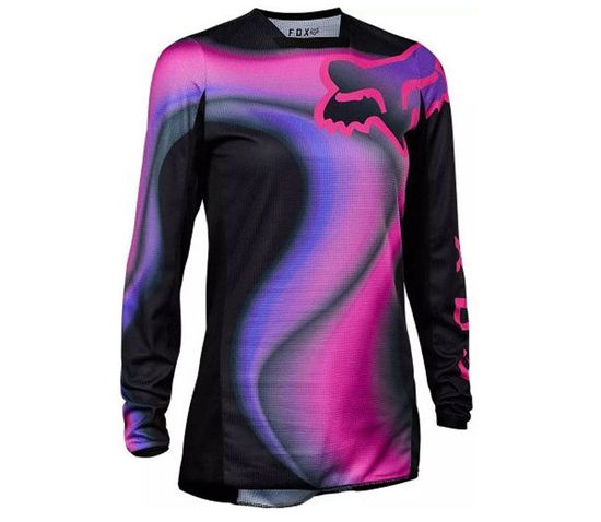 Fox Dámský motokrosový dres Wmns 180 Toxsyk Jersey Black/Pink