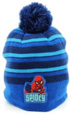 SETINO Chlapecká čepice s bambulí "Spider-man" tmavě modrá 52 cm Modrá