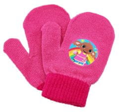 SETINO Dívčí rukavice Bing - světle růžová