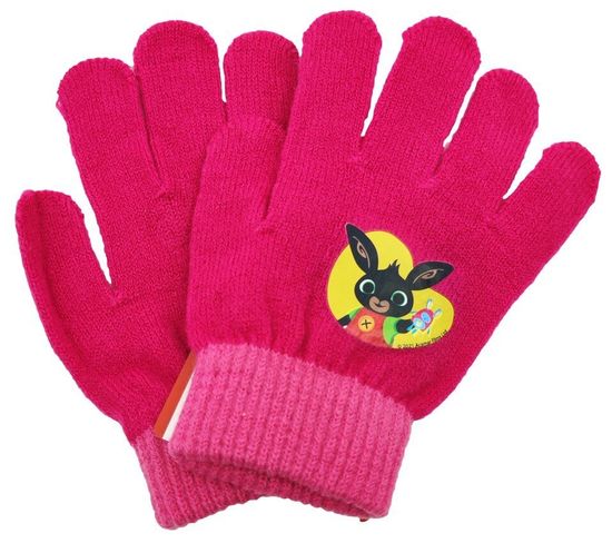 SETINO Dívčí prstové rukavice "Bing" - fialová - 12x16 cm