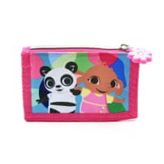 SETINO Dětská textilní peněženka Panda, Sula a Bing