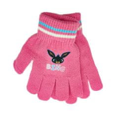 Eplusm Dívčí prstové rukavice "Bing" - růžová - 12x16 cm