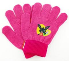 SETINO Dívčí prstové rukavice "Bing" - tmavě růžová - 12x16 cm