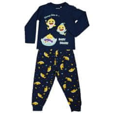 Eplusm Chlapecké bavlněné pyžamo "Baby Shark" modrá 110 / 4–5 roků Modrá