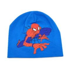 SETINO Chlapecká bavlněná čepice "Spider-man" světle modrá 52 cm Modrá