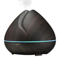 GOLDSUN Aroma Difuzér "Mandala 400ml" osvěžovač a zvlhčovač vzduchu - Tmavé dřevo
