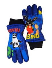 SETINO Chlapecké lyžařské rukavice Bing a Panda 7–8 roků Modrá