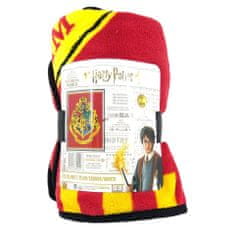 Eplusm Dětská fleecová deka Harry Potter Hogwarts flag - 120 x 150 cm