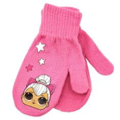Eplusm Dívčí rukavice LOL - růžová
