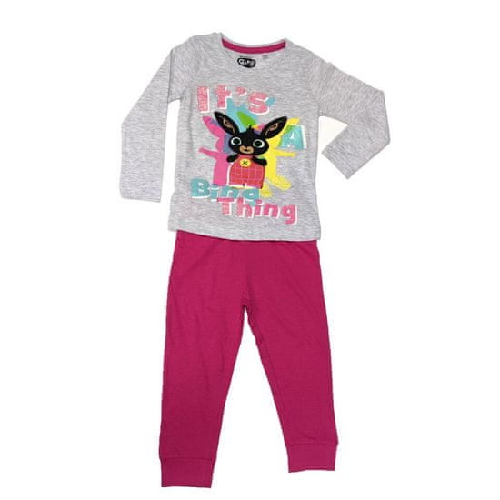Eplusm Dívčí bavlněné pyžamo "Bing" růžová