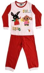 SETINO Dívčí bavlněné pyžamo "Bing" červená 116 / 5–6 roků Červená