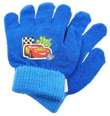 SETINO Chlapecké prstové rukavice "Blesk McQueen" - světle modrá - 12x16 cm