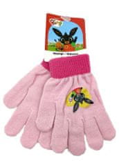 SETINO Dívčí prstové rukavice "Bing" - světle růžová - 12x16 cm