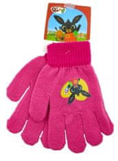 SETINO Dívčí prstové rukavice "Bing" - tmavě růžová - 12x16 cm