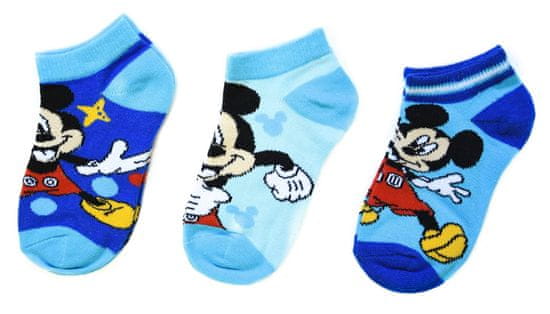 SETINO Chlapecké kotníkové ponožky Dots Mickey Mouse 3 ks
