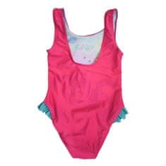 Eplusm Dívčí jednodílné plavky "Prasátko Peppa" růžová 92–98 / 2–3 roky Růžová