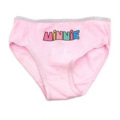 Eplusm Dívčí kalhotky lovely Minnie Mouse 3 ks 128–134 / 8–9 roků Vícebarevná