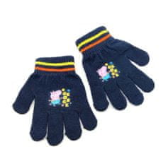 Eplusm Chlapecké prstové rukavice Prasátko Peppa - Tomáš, Veľkosť: Modrá