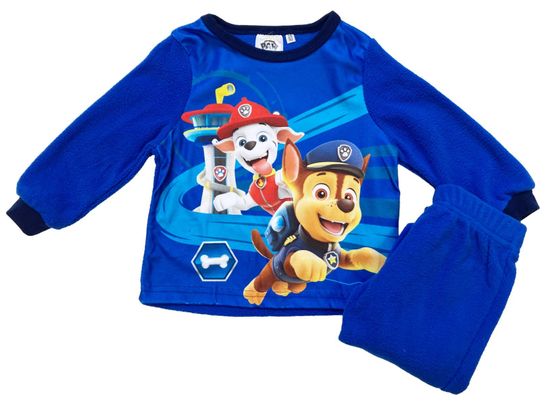 SETINO Chlapecké zateplené pyžamo Tlapková Patrola Světle modrá