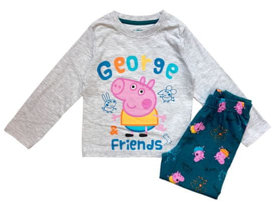 Eplusm Chlapecké bavlněné pyžamo George Prasátko Peppa
