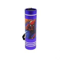 EUROSWAN Dětská hliníková LED baterka Spider-man Vícebarevná