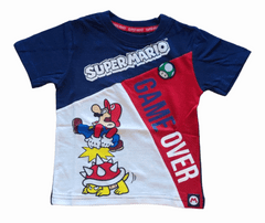 SETINO Chlapecké tričko Super Mario Game Over 110 / 4–5 roků Modrá