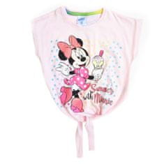 Eplusm Dívčí tričko "Minnie Mouse" růžová 116 / 5–6 roků Růžová
