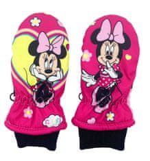 SETINO Dívčí lyžařské rukavice Cute Minnie Mouse 5–6 roků Růžová