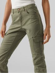 Vero Moda Dámské kalhoty VMIVY Skinny Fit 10291832 Ivy Green (Velikost XS/32)