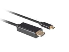 USB-C(M)->HDMI(M) kabel 1m 4K 60Hz černá