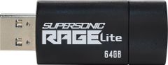 Patriot Supersonic Rage Lite 64GB / USB 3.2 Gen 1 / černá
