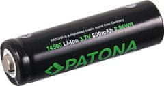 PATONA nabíjecí baterie 14500 Li-lon 800mAh PREMIUM 3,7V