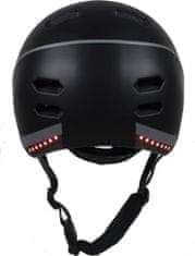 4DAVE SAFE-TEC Chytrá Bluetooth helma/ SK8 Black S