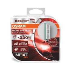 Osram OSRAM XENARC D3S 66340XNX-HCB NIGHT BREAKER LASER Next gen plus 220procent 35W PK32d-5 2ks
