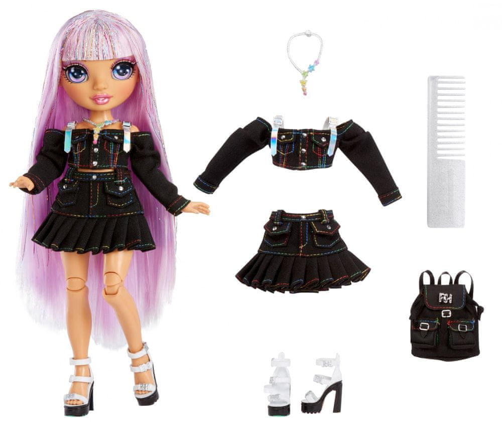 Levně Rainbow High Junior Fashion panenka, speciální edice - Avery Styles