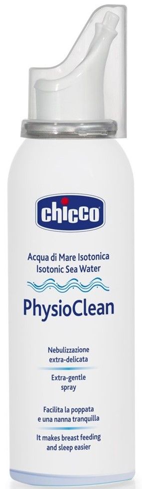 Levně Chicco Sprej do nosu izotonický s mořskou vodou na hygienu nosu 100ml, 6m+